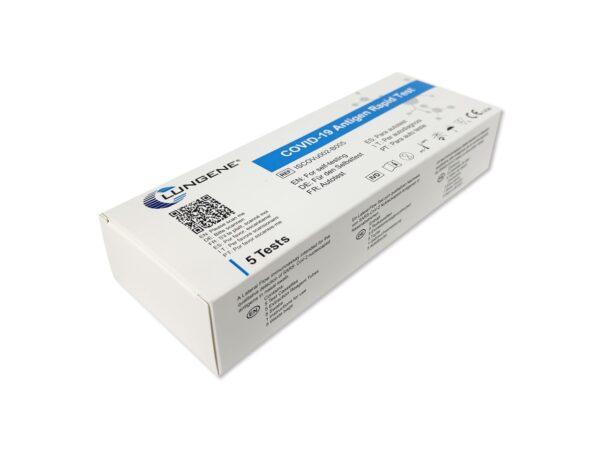 Clungene Covid-19 Antigen Rapid Test, Corona-Schnelltest, 5er Pack, Laientest